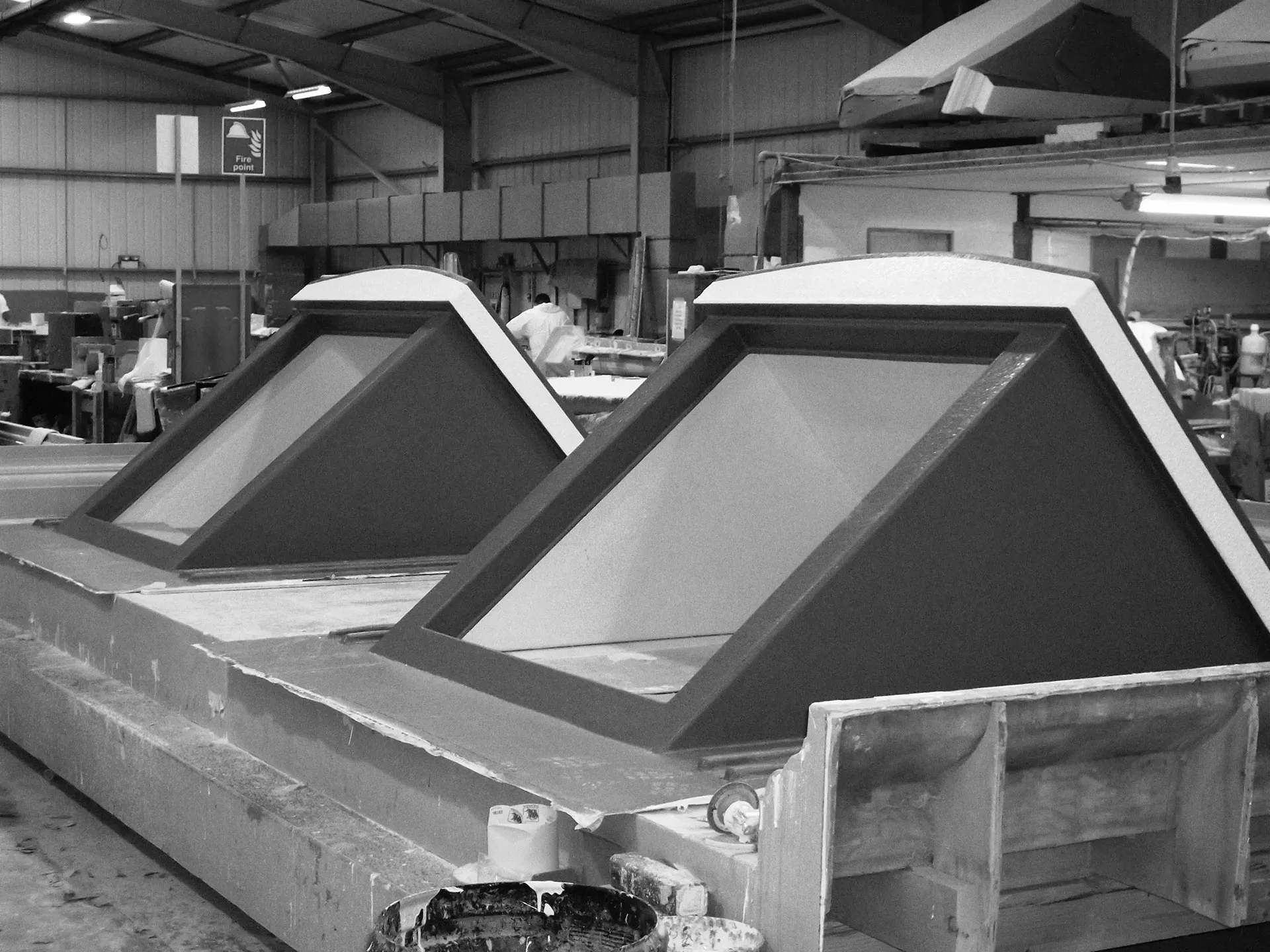 GRP canopy moulds